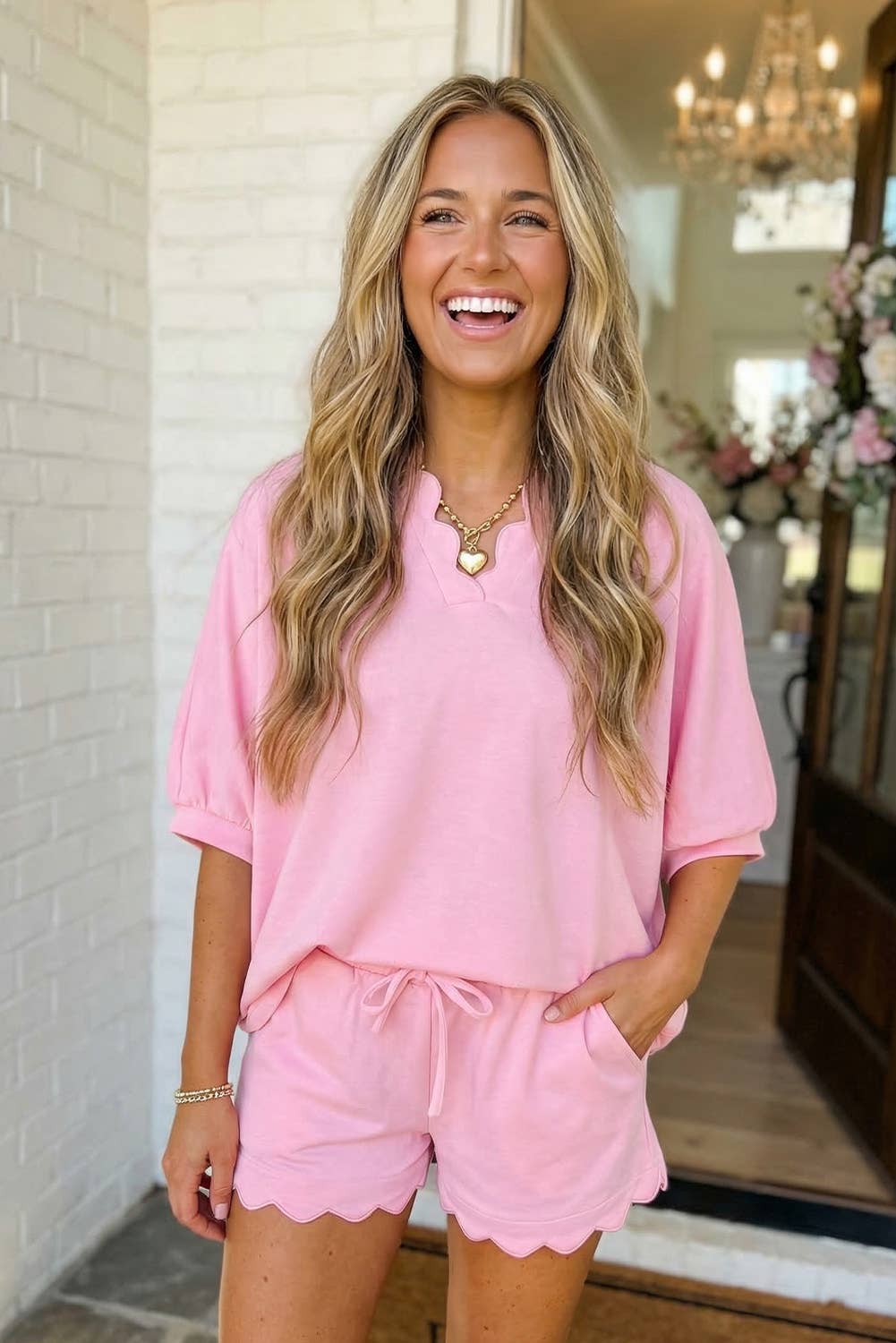 Kali Scalloped Oversize Set